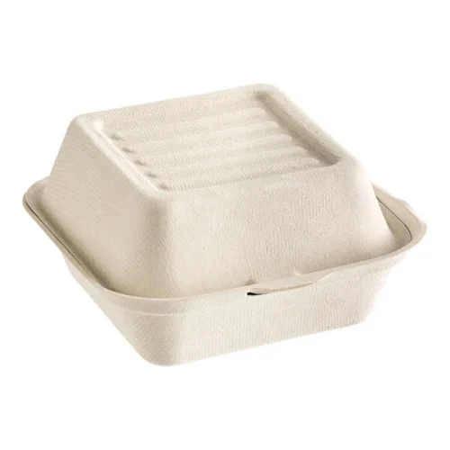 FIBER CONTAINER BAGASSE 6X6
