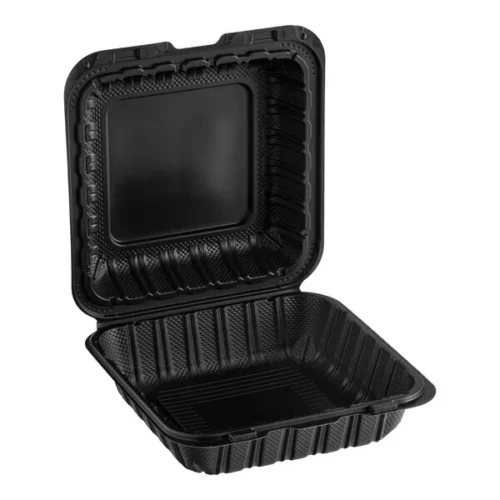 8X8X1 MINERAL CLAMSHELL BLACK