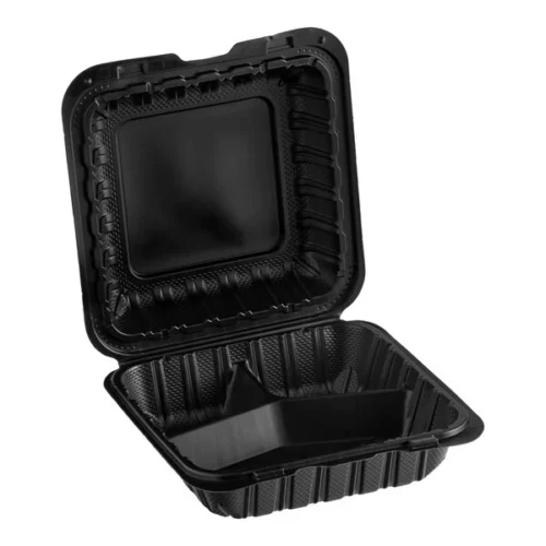 8X8X3 MINERAL CLAMSHELL BLACK